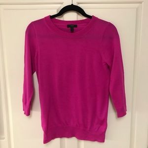 J Crew Berry Sweater Size XS